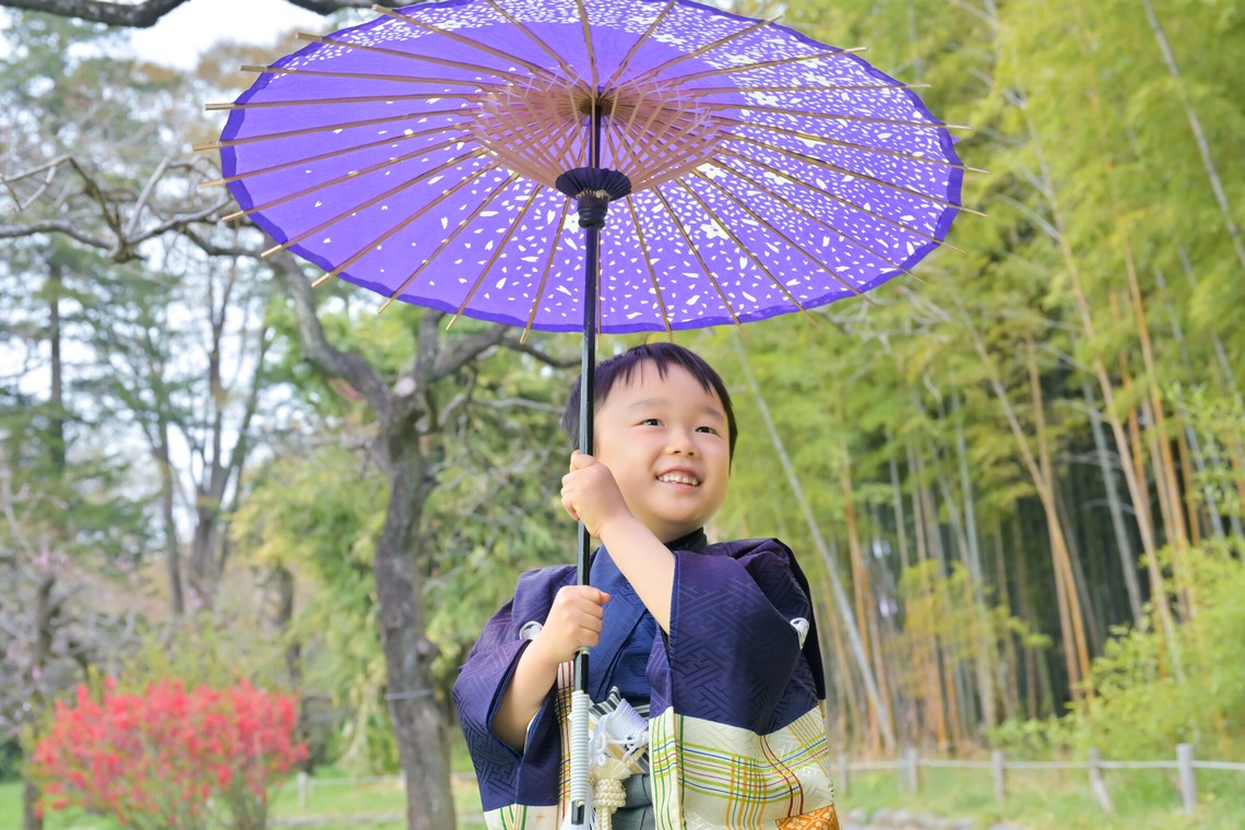 寫樂斎が撮影した「七五三（神代植物公園）」の写真
