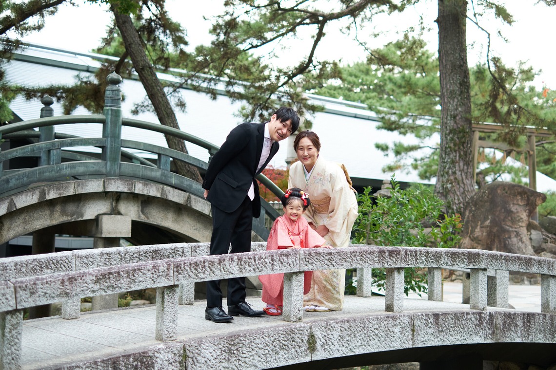 Tatsuyaが出張撮影した家族写真(キッズ,ベビーフォト)などが写った「七五三撮影」の家族写真