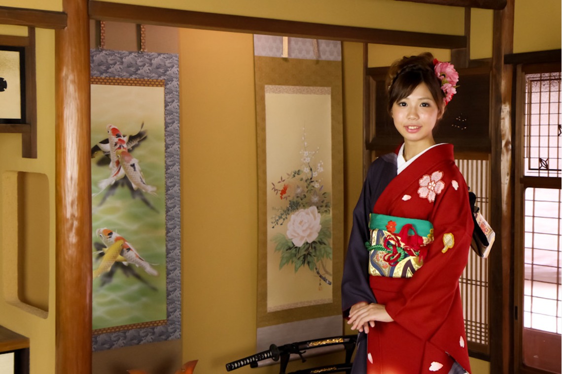 スマイルハンターが出張撮影した家族写真(キッズ,ベビーフォト)などが写った「成人式フォト」の家族写真