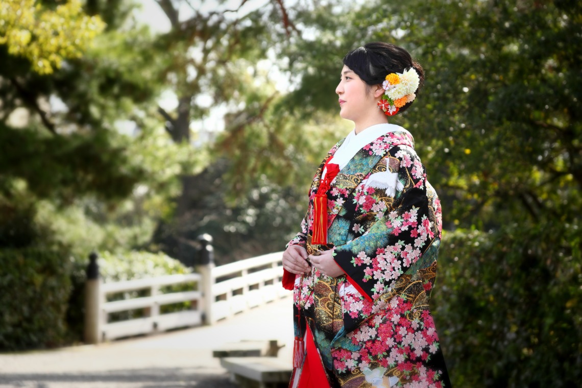 京都・中尾写真場が撮影した「和装ロケーションフォト」の写真