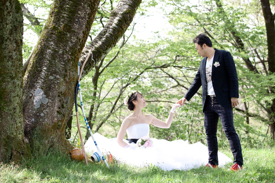 skyward photo film（竹本飛鳥）が撮影した「前撮りドレス」の写真