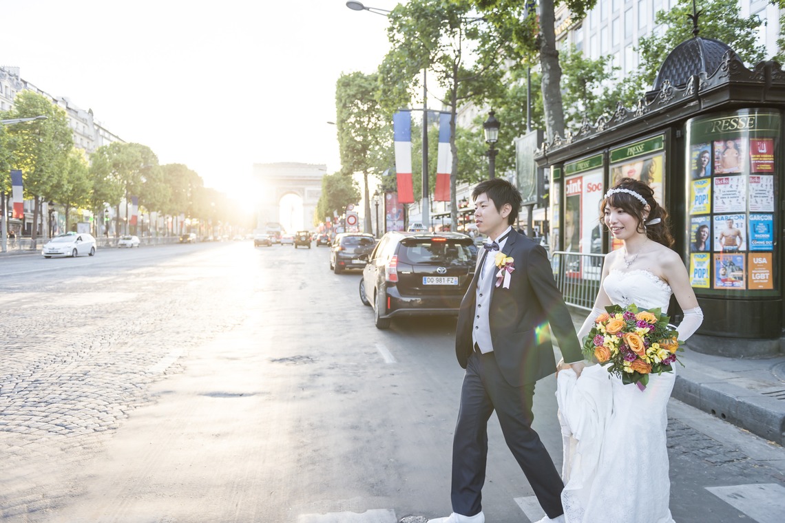 24to Produceが撮影した「パリでのフォトウェディング」の写真