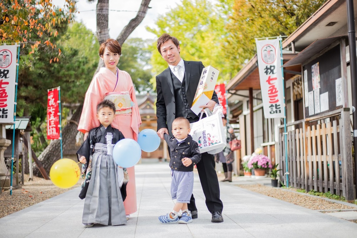 フォスタムが撮影した「5歳　七五三参り」の写真