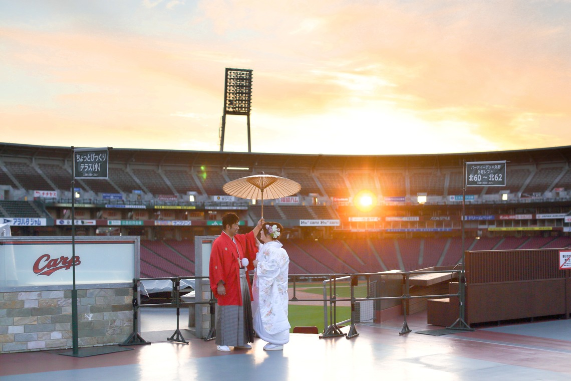 KIKIウェディングが撮影した「マツダスタジアム　和装」の写真