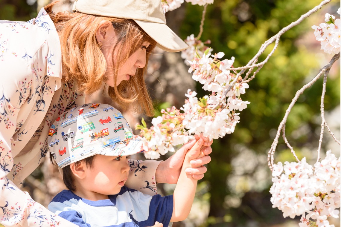 Lightgraphyが撮影した「桜の季節の親子フォト」の写真