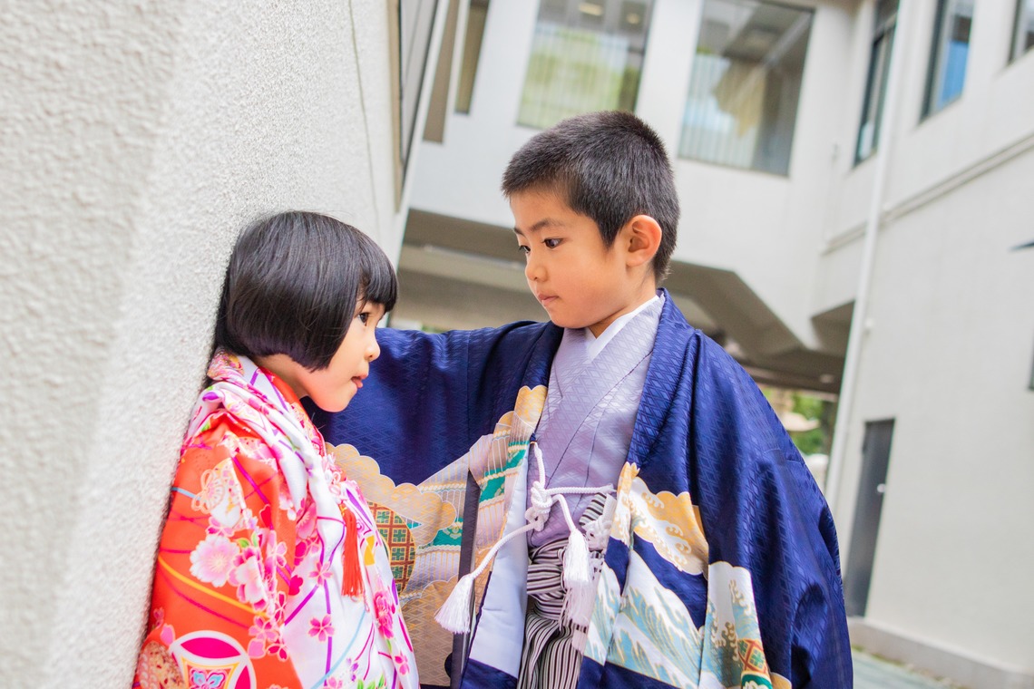 出張撮影サービス「ミライフォト」が撮影した写真のアルバム「仲良し家族ペアで七五三撮影」