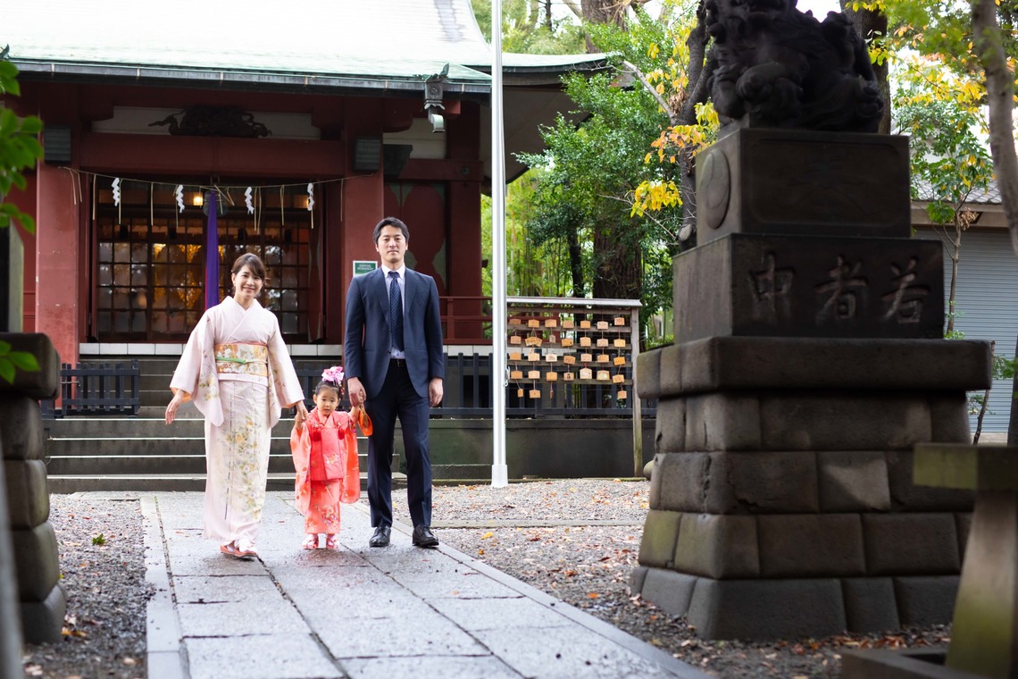 T.Matsumuraが撮影した家族写真の出張撮影/七五三フォト/お宮参りのアルバム「お宮参り(着物)&七五三＠大森熊野神社」