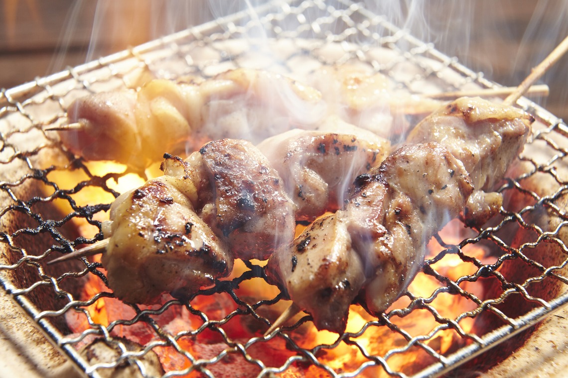 K3が撮影した「炭火焼き」の写真