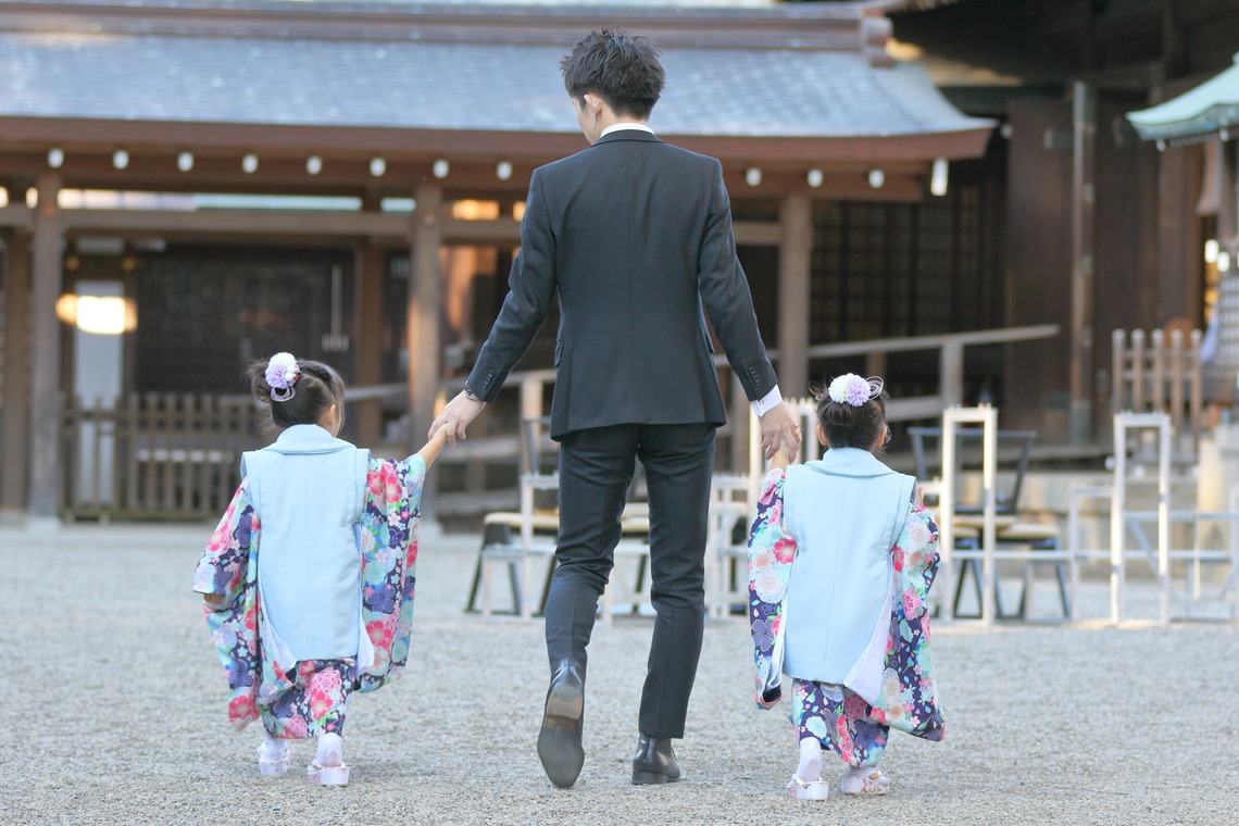 竹迫義文が撮影した「七五三」の写真