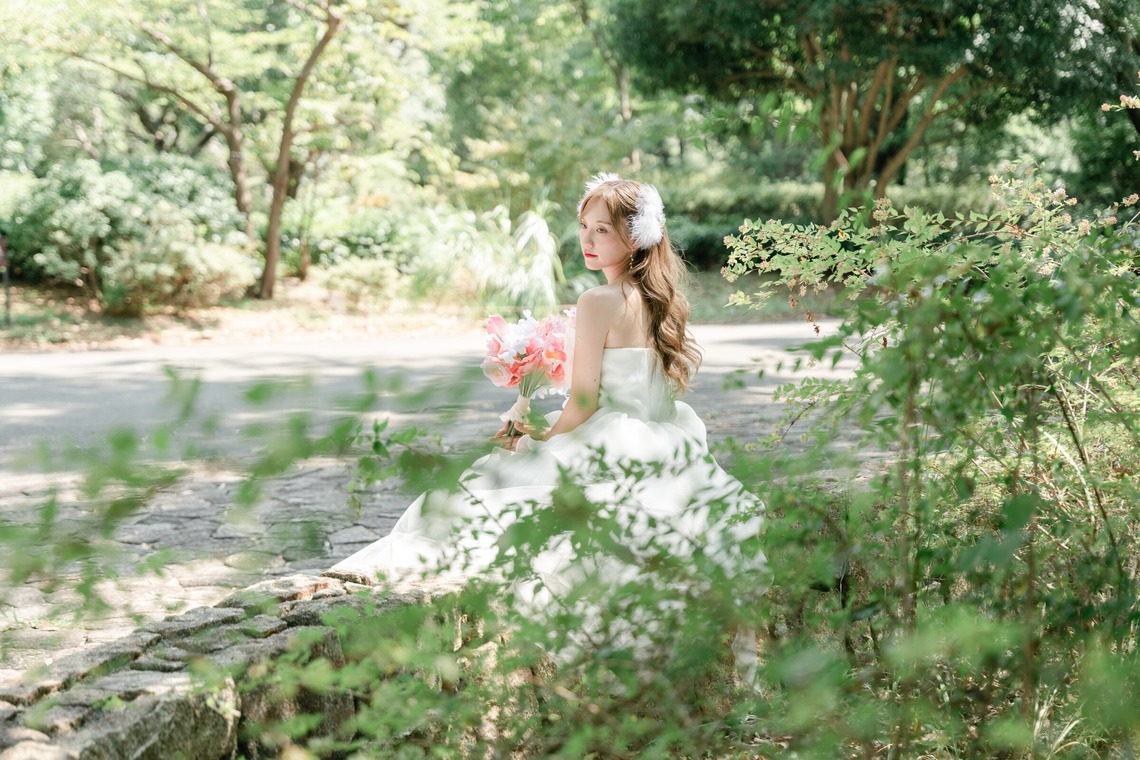 山﨑さと子が撮影した「wedding前撮り 昭和記念公園」の写真