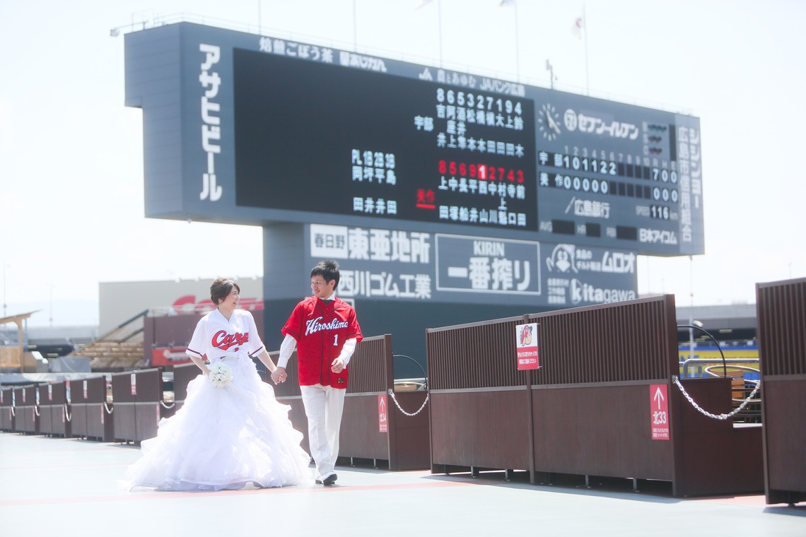 KIKIウェディングが撮影した「マツダズームズームスタジアム」の写真