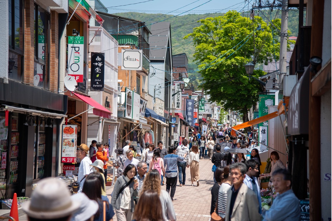 藤井が撮影した「軽井沢」の写真