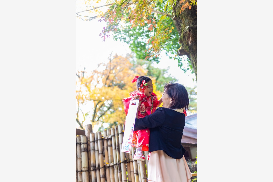 大森美紗生が撮影した「武田神社(山梨県)での七五三ロケーションフォト」の写真
