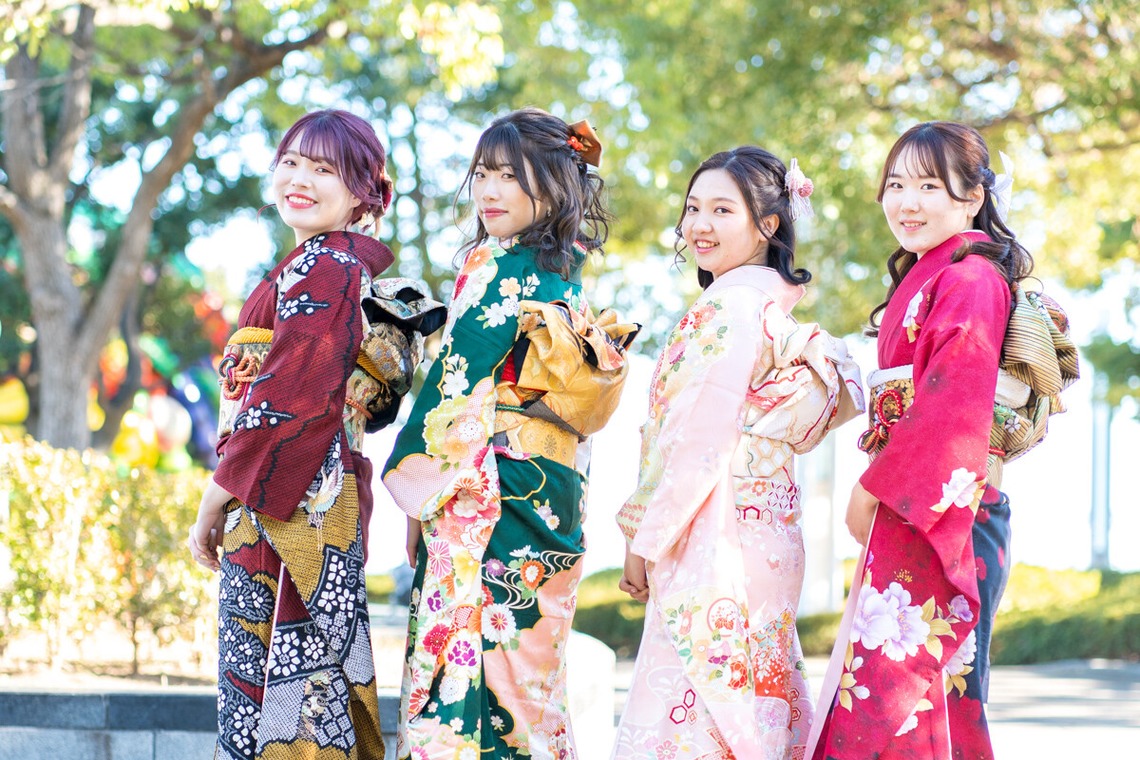 森元こずえが出張撮影した家族写真(キッズ,ベビーフォト)などが写った「成人式」の家族写真