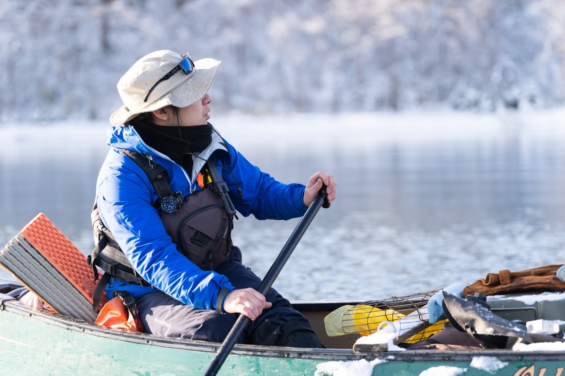 ジャン　ジンドンが撮影した「支笏湖ガイドハウス冬ツアー宣材写真」の写真