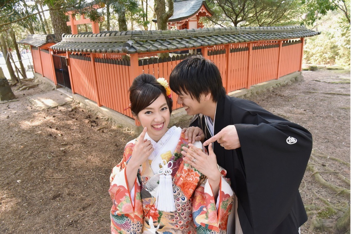 キキフォトワークスが撮影した「奈良公園でのロケーション撮影と神社でのご祈祷」の写真
