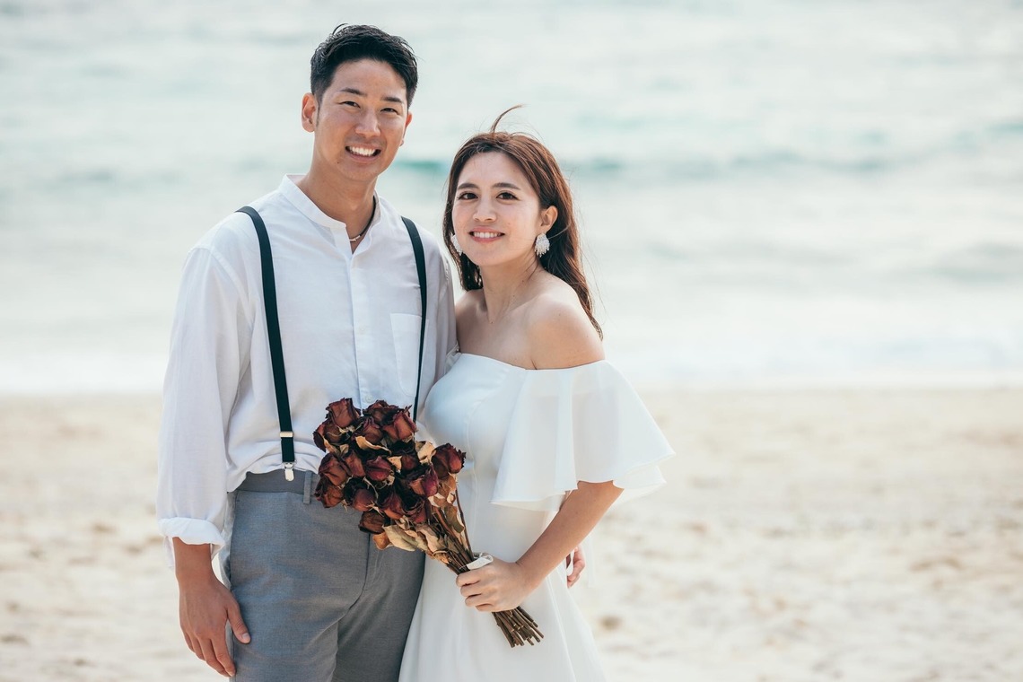 ポートレート沖縄が撮影した「ビーチフォトウエディング」の写真