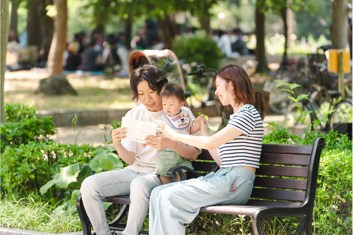 蓬台祐希が撮影した写真のアルバム「靱公園でのファミリーフォト」