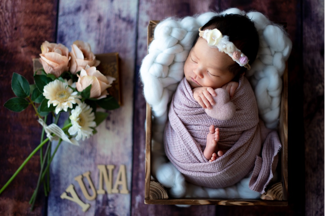 サキヤマ リエが撮影した写真のアルバム「ピンク系・うさぎのぬいぐるみ・女の子のニューボーンフォト 」