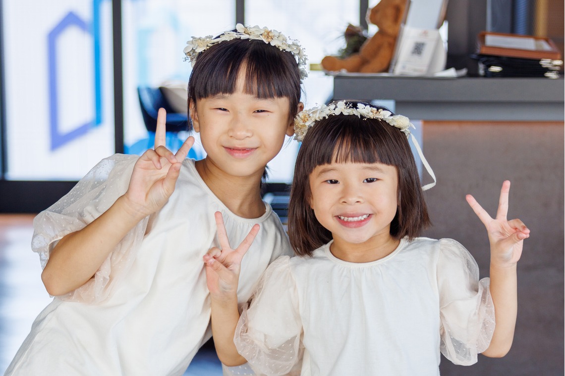 ちずカメラが出張撮影した家族写真(キッズ,ベビーフォト)などが写った「子供達」の家族写真