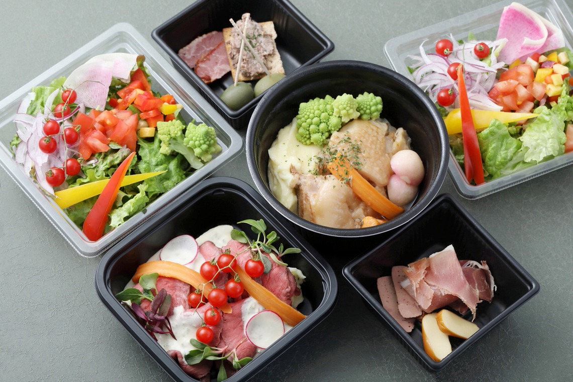 森安　照が撮影した「和食弁当・洋食弁当・中華弁当」の写真