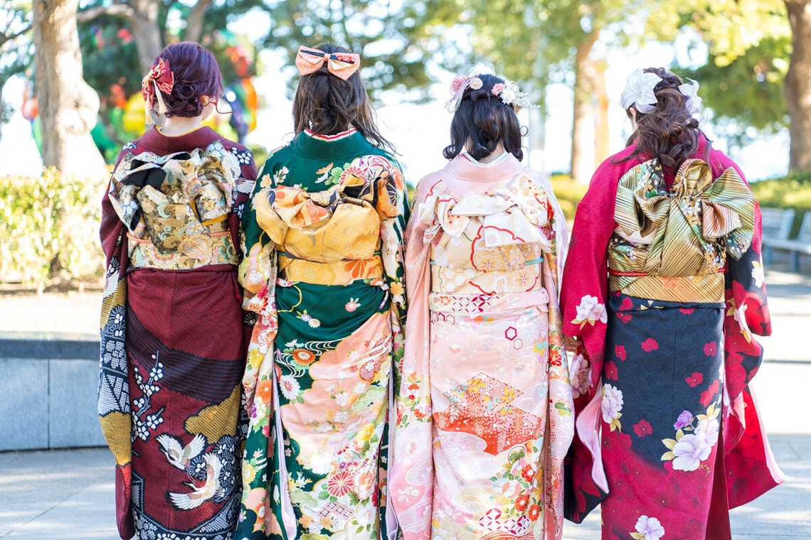 森元こずえが出張撮影した家族写真(キッズ,ベビーフォト)などが写った「成人式」の家族写真