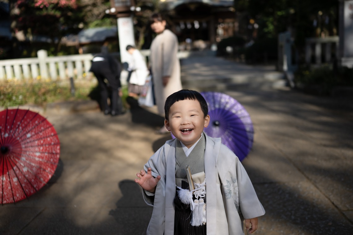 寫樂斎が撮影した「七五三（廣幡八幡宮）」の写真