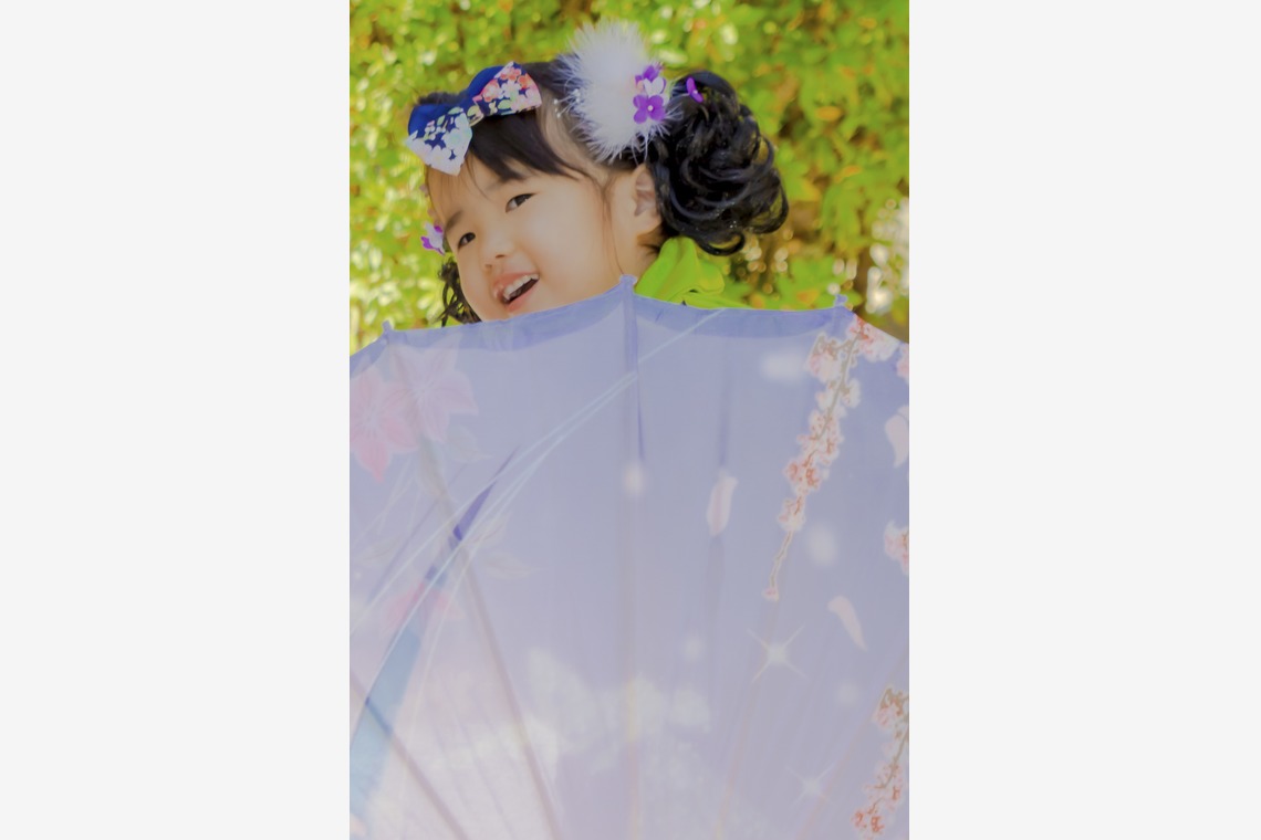 時の記録者が撮影した七五三フォトのアルバム「七五三サンプル」