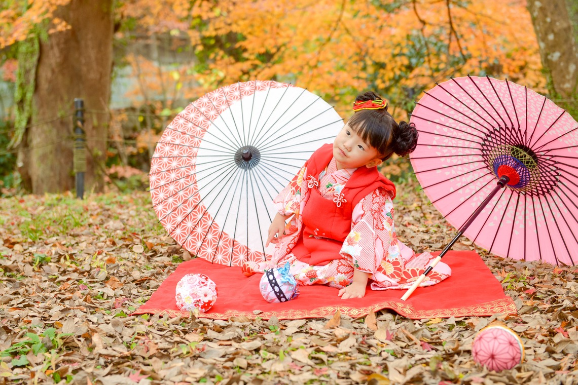 photograph K STYLEが出張撮影した家族写真(キッズ,ベビーフォト)などが写った「仲良し兄妹の七五三」の家族写真