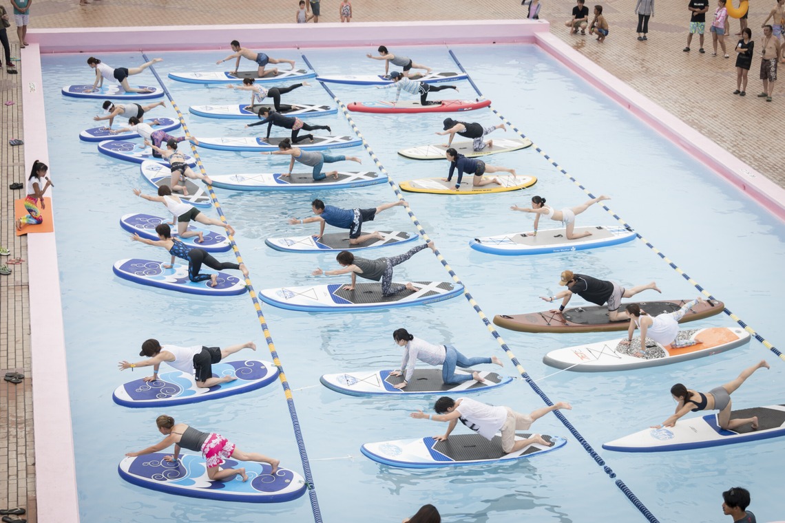 長濱崇が撮影した「サップヨガイベント/大磯ロングビーチ」の写真