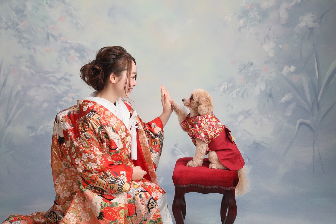 KIKIウェディングが撮影した「サクラとお城と打ち掛け」の写真