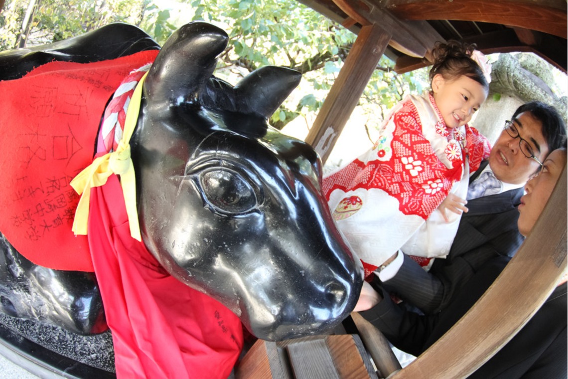 スマイルハンターが出張撮影した家族写真(キッズ,ベビーフォト)などが写った「七五三ロケーション撮影」の家族写真