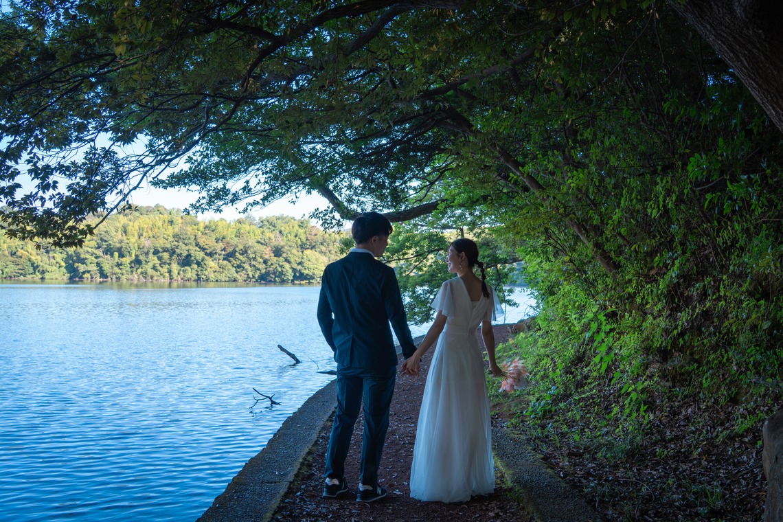鈴木美咲が撮影した写真のアルバム「一碧湖でウェディングフォト」