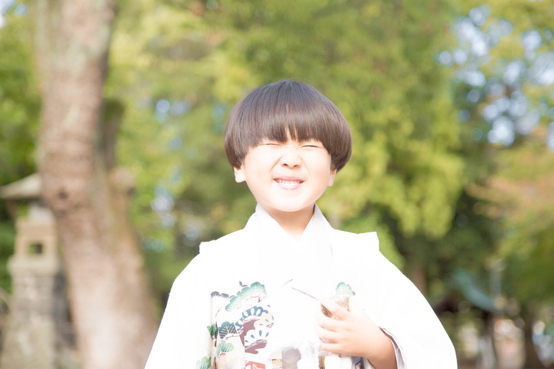 ゆのみふぉとが撮影した「七五三のお写真（人見知りの子供）」の写真