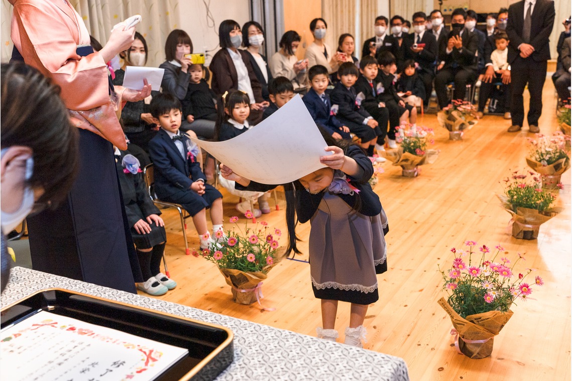 いいだが撮影した「保育園 卒園式」の写真
