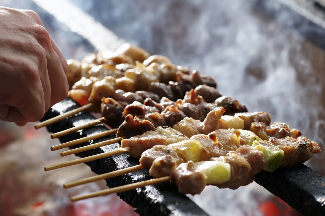 K3が撮影した「炭火焼き」の写真