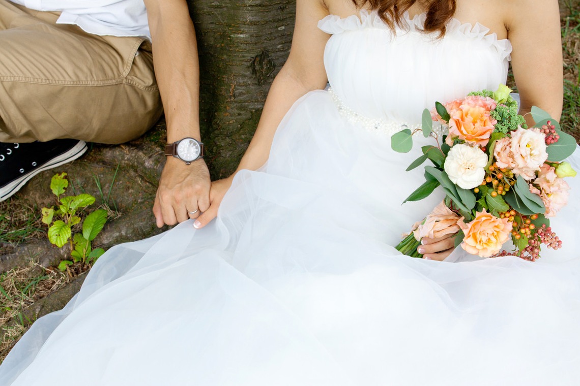 skyward photo film（竹本飛鳥）が撮影した「前撮りドレス」の写真