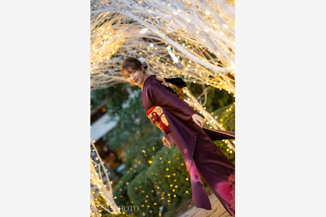 大森光太郎・K-PHOTOが出張撮影した家族写真(キッズ,ベビーフォト)などが写った「成人式撮影」の家族写真