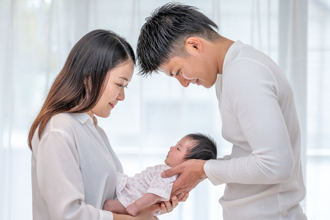 CREATIVE HOUSEが撮影した「ニューボーンフォト」の写真