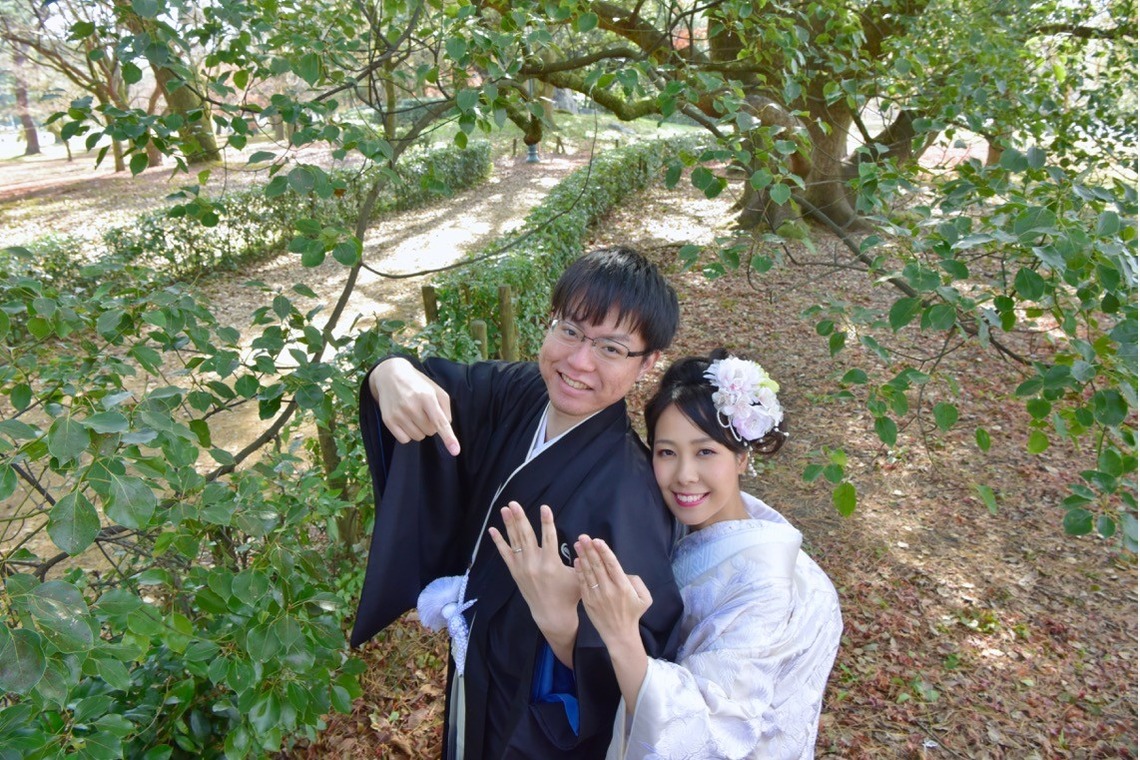 Photo of Pre Weddingphotoshoot at kyoto with kimono in autumn taken by Kiki photo works