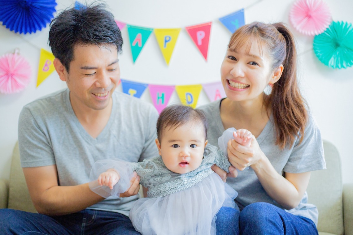 中井企画が出張撮影した家族写真(キッズ,ベビーフォト)などが写った「家族写真（愛知）」の家族写真