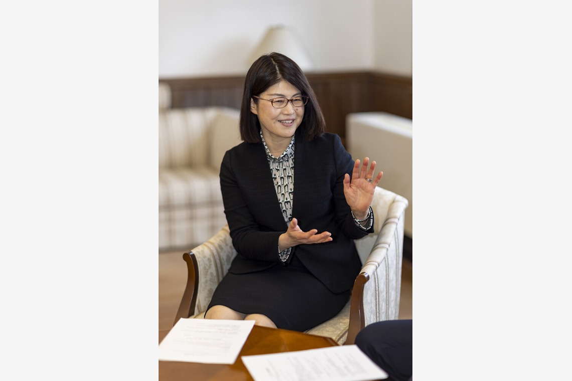 株式会社SANYO-CYP studioUPが撮影した「学校・企業インタビュー」の写真