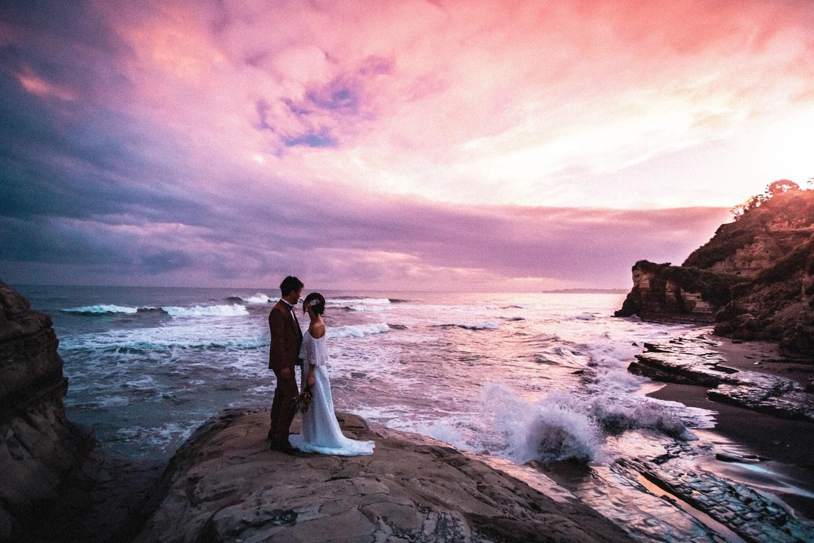 kudophotoが撮影した「フォトウエディング＿海岸」の写真