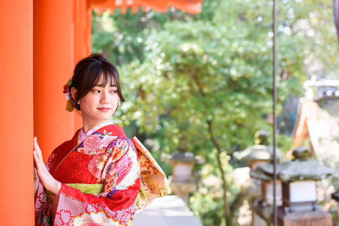 Visual Imagingが撮影した写真のアルバム「振袖桜ロケーション撮影」