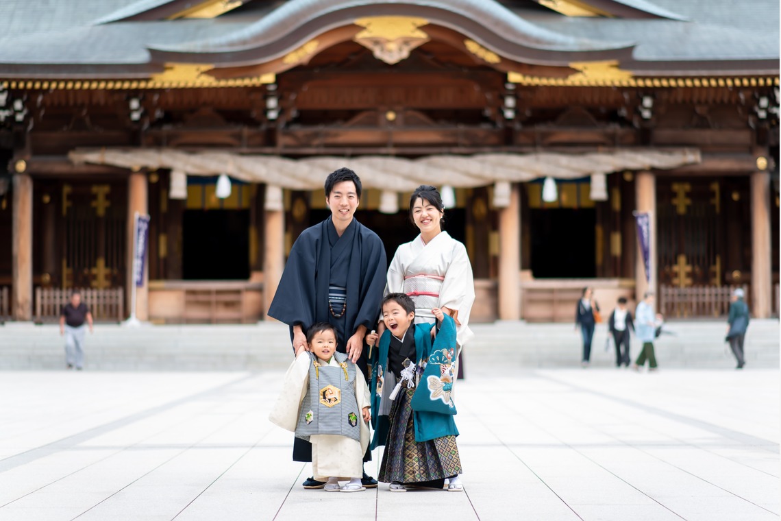 サキヤマ リエが撮影した「5歳男の子・笑顔いっぱい七五三＠寒川神社」の写真