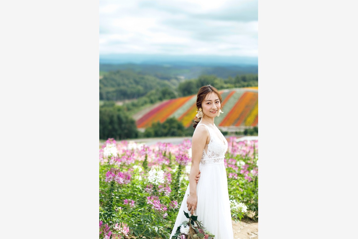 uno e creative act.が撮影した「富良野・美瑛　ロケーションフォトウェディング」の写真