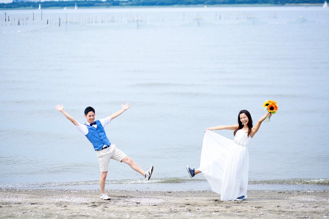 加倉井 規晃が撮影した「ロケーション・前撮り・公園・海」の写真