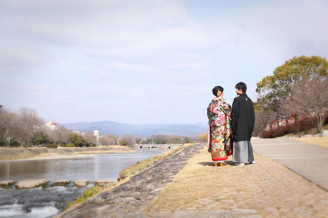 京都・中尾写真場が撮影した「和装ロケーションフォト」の写真