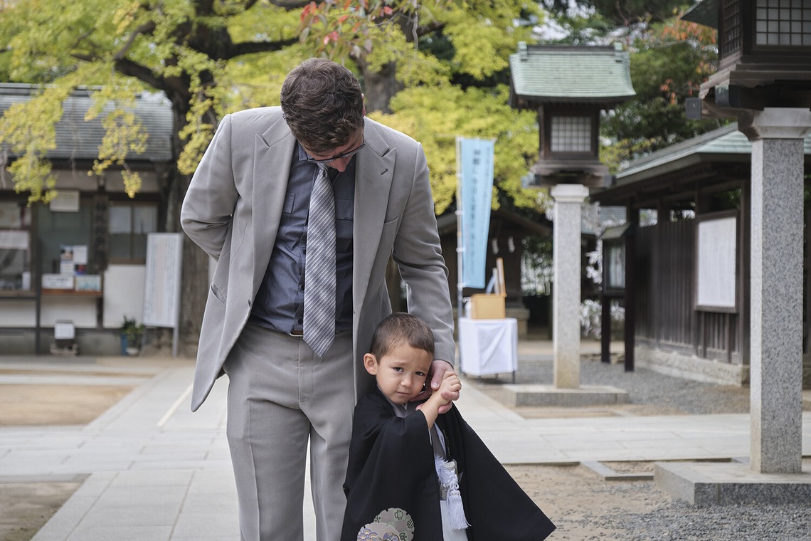 濱田茉里が撮影した「七五三ロケ」の写真