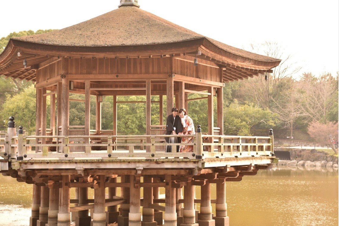 キキフォトワークスが撮影した「奈良公園でのロケーション撮影と神社でのご祈祷」の写真